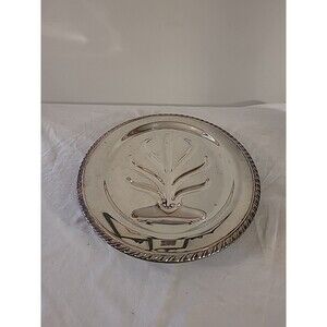 Silver Plated Footed Wm A Rogers Meat Tray 16.25"x12" Silver Plated Meat Platter